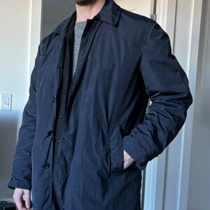 Sid Mashburn Navy Traveler's Trench - Large - Excellent Condition